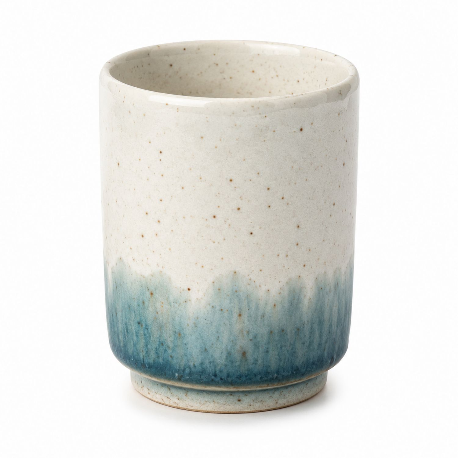 Tazza in Ceramica Bianco e Blu Sfumato-Valnitor