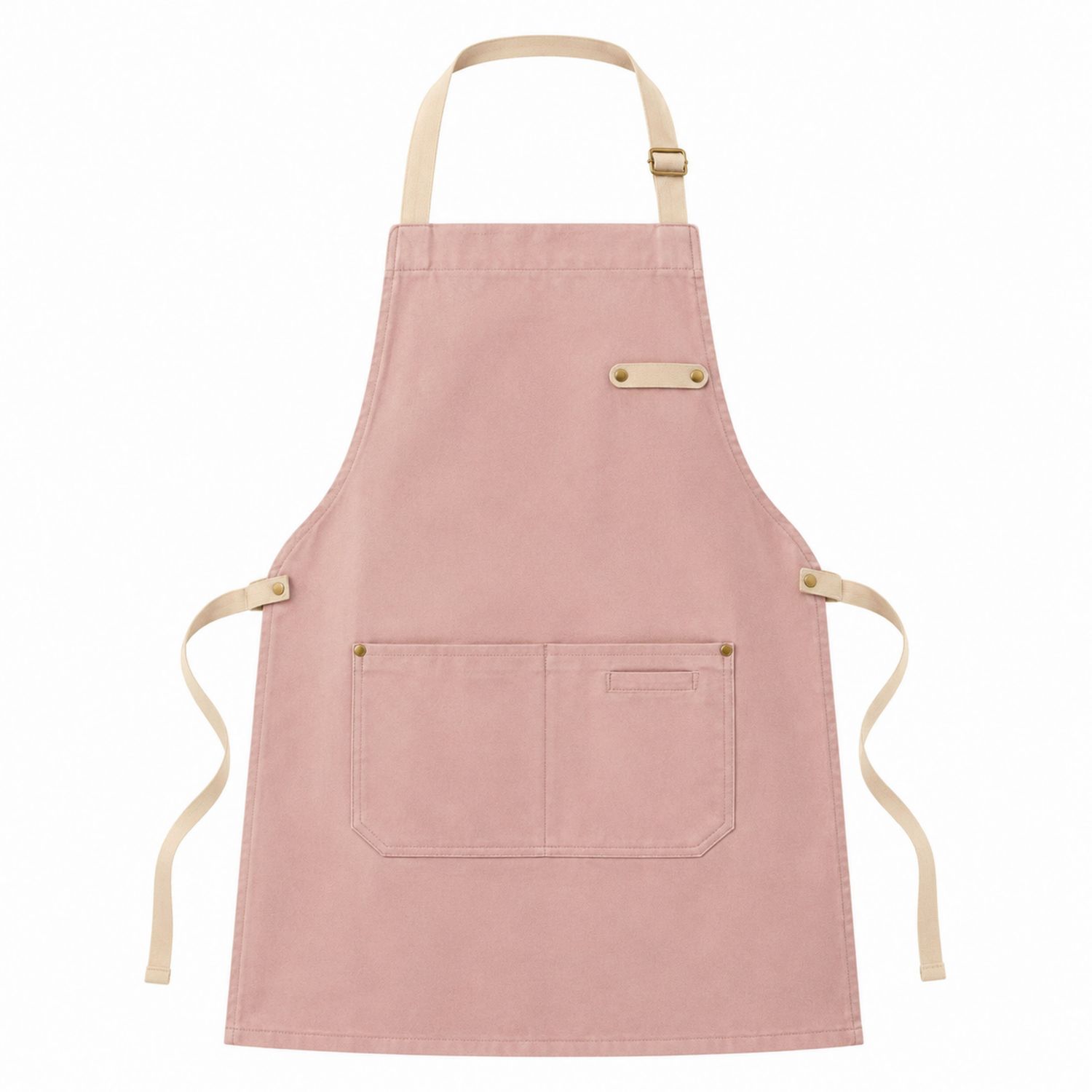 Grembiule da Cucina Rosa Antipolvere con Tasche