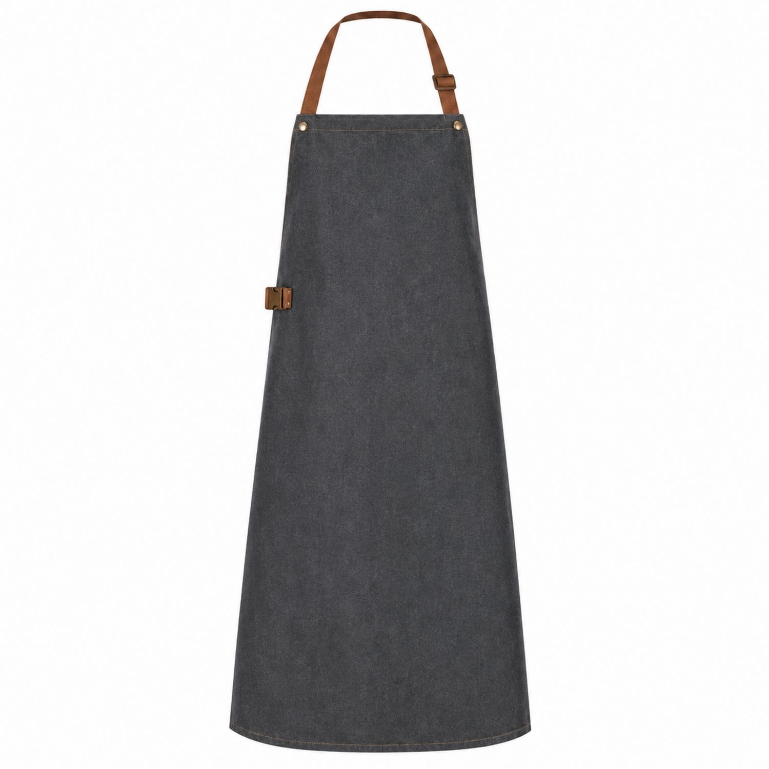 Grembiule da Cucina Grigio con Cinghia Regolabile