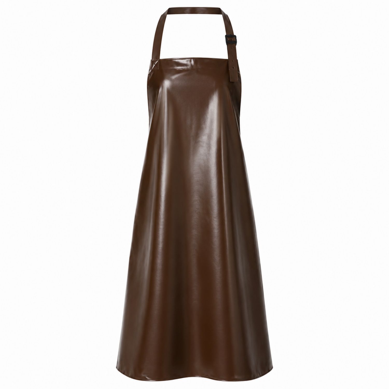 Grembiule da Cucina Marrone con Fibbia Regolabile