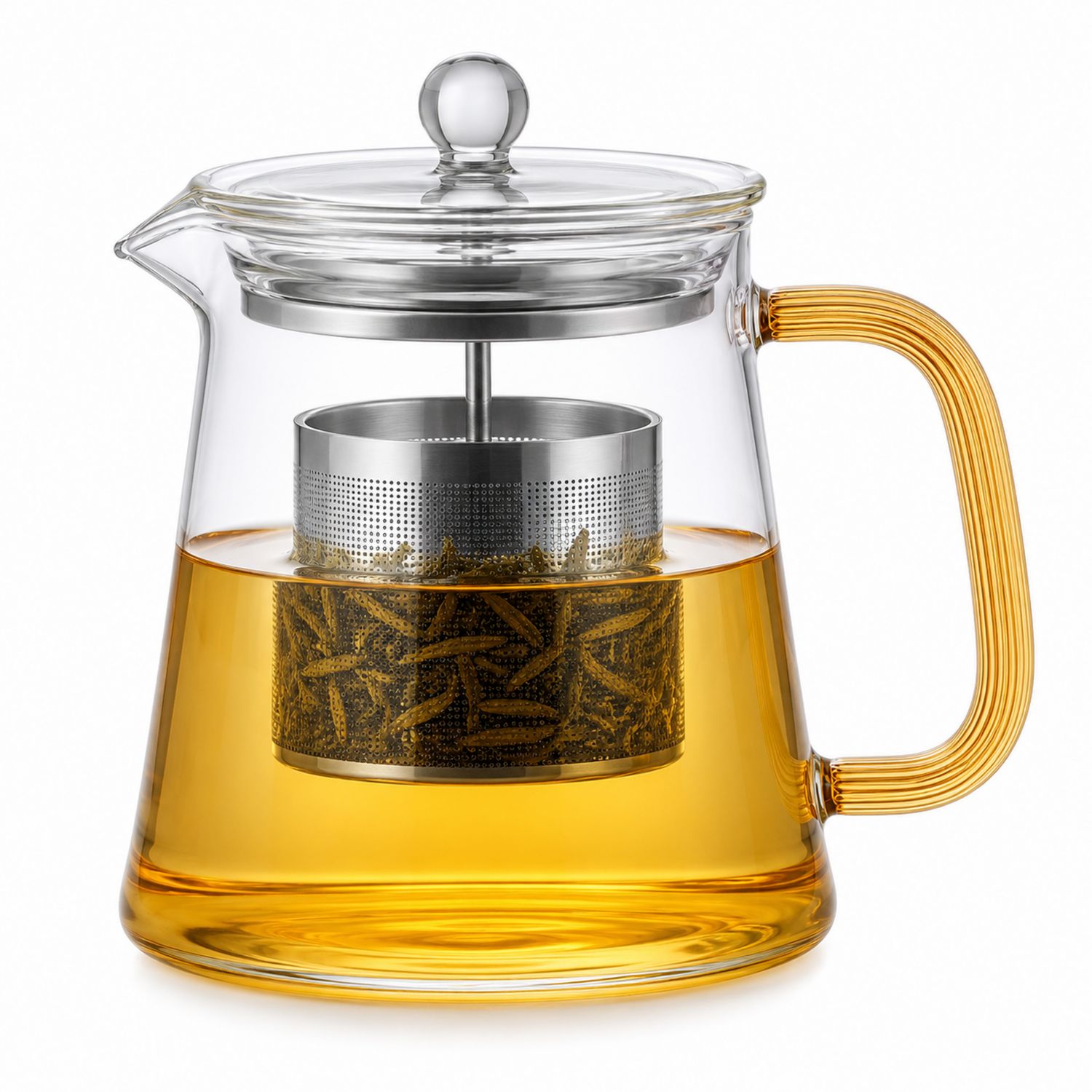 Tetera de vidrio con infusor de acero inoxidable 800ml