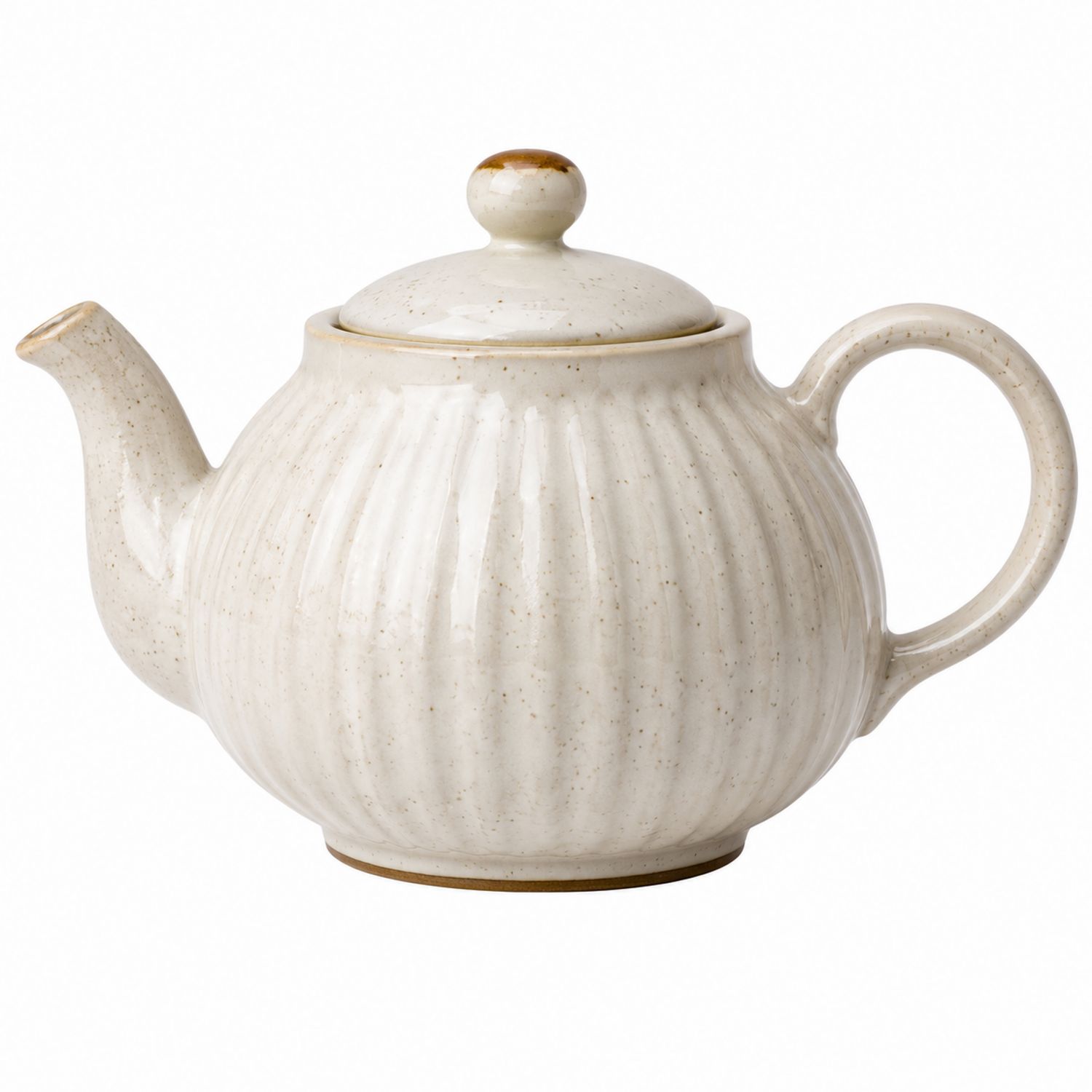 Tetera de Cerámica Beige con Capacidad de 800ml