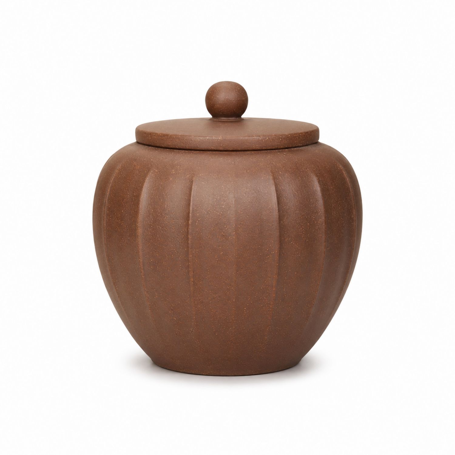 Tarro de Almacenamiento de Cerámica Marrón 500ml