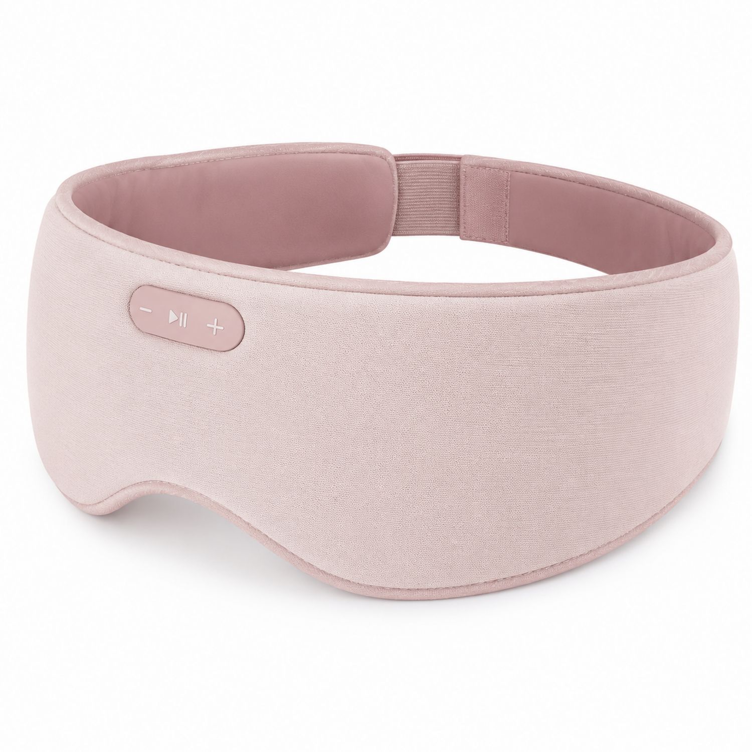 Maschera per il sonno Bluetooth regolabile rosa con cuffie integrate