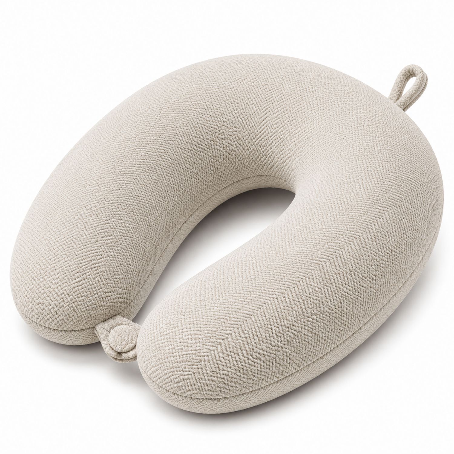 Cuscino da Viaggio per Collo Ergonomico Beige
