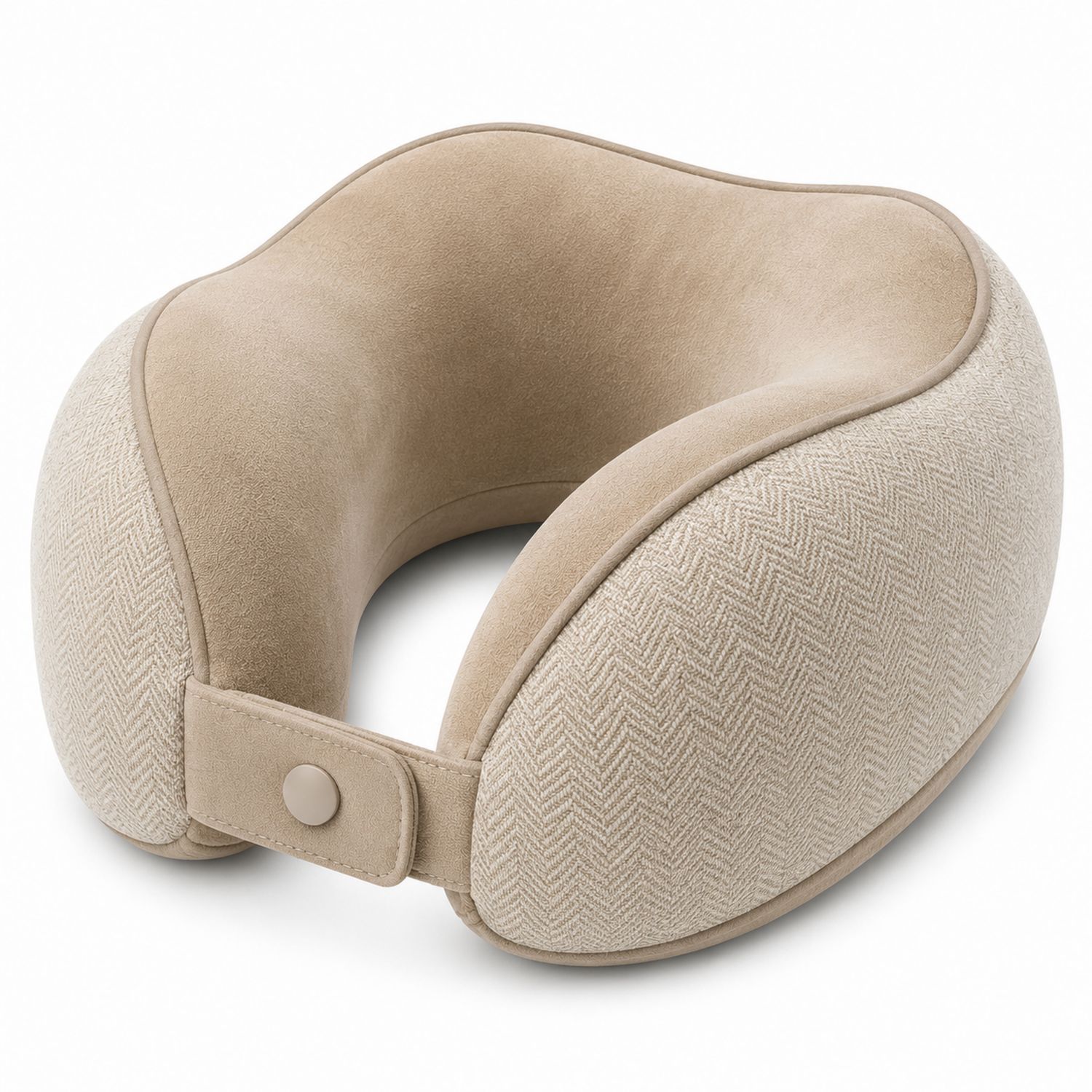 Cuscino da Viaggio Ergonomico in Memory Foam Beige