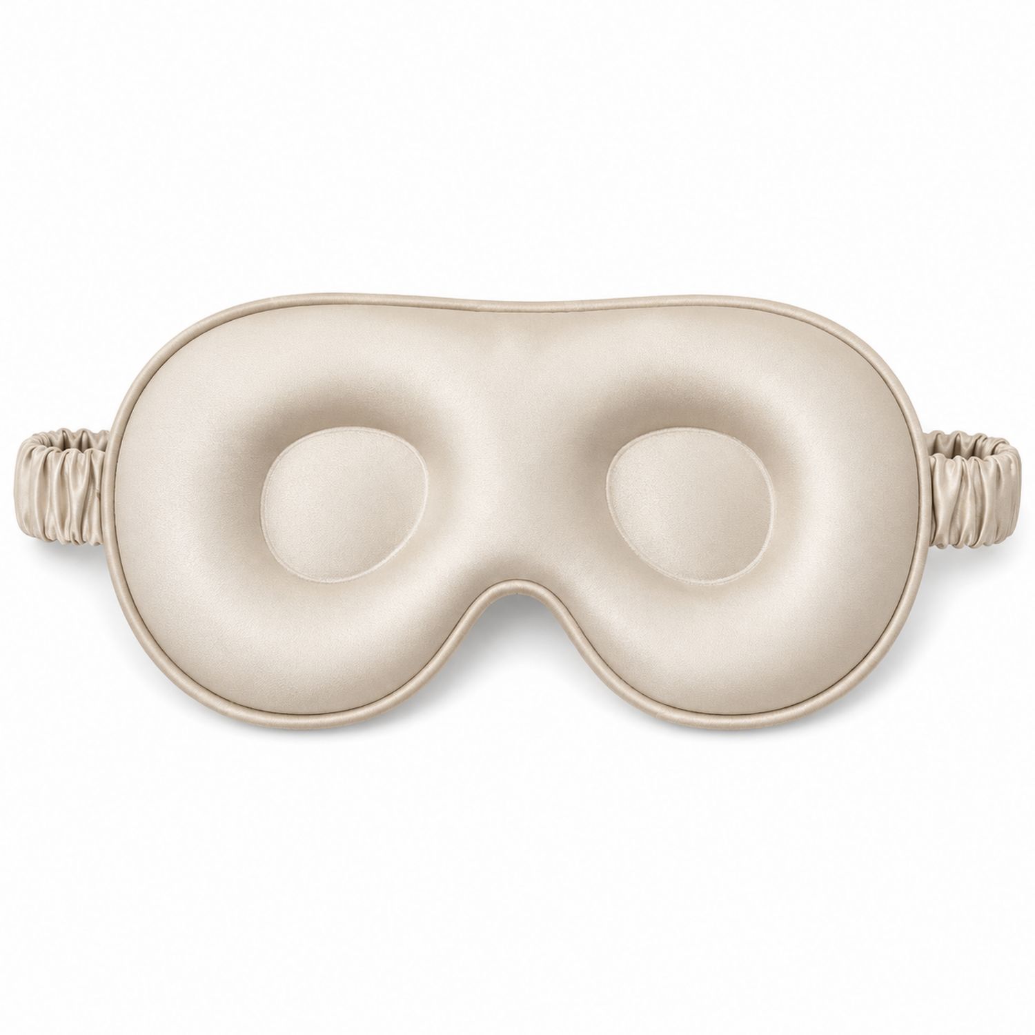 Maschera per Dormire con Cuscinetti in Beige