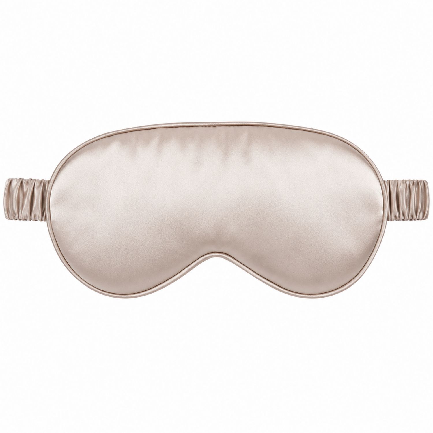 Maschera per Dormire Beige Oscurante con Fascia Elastica