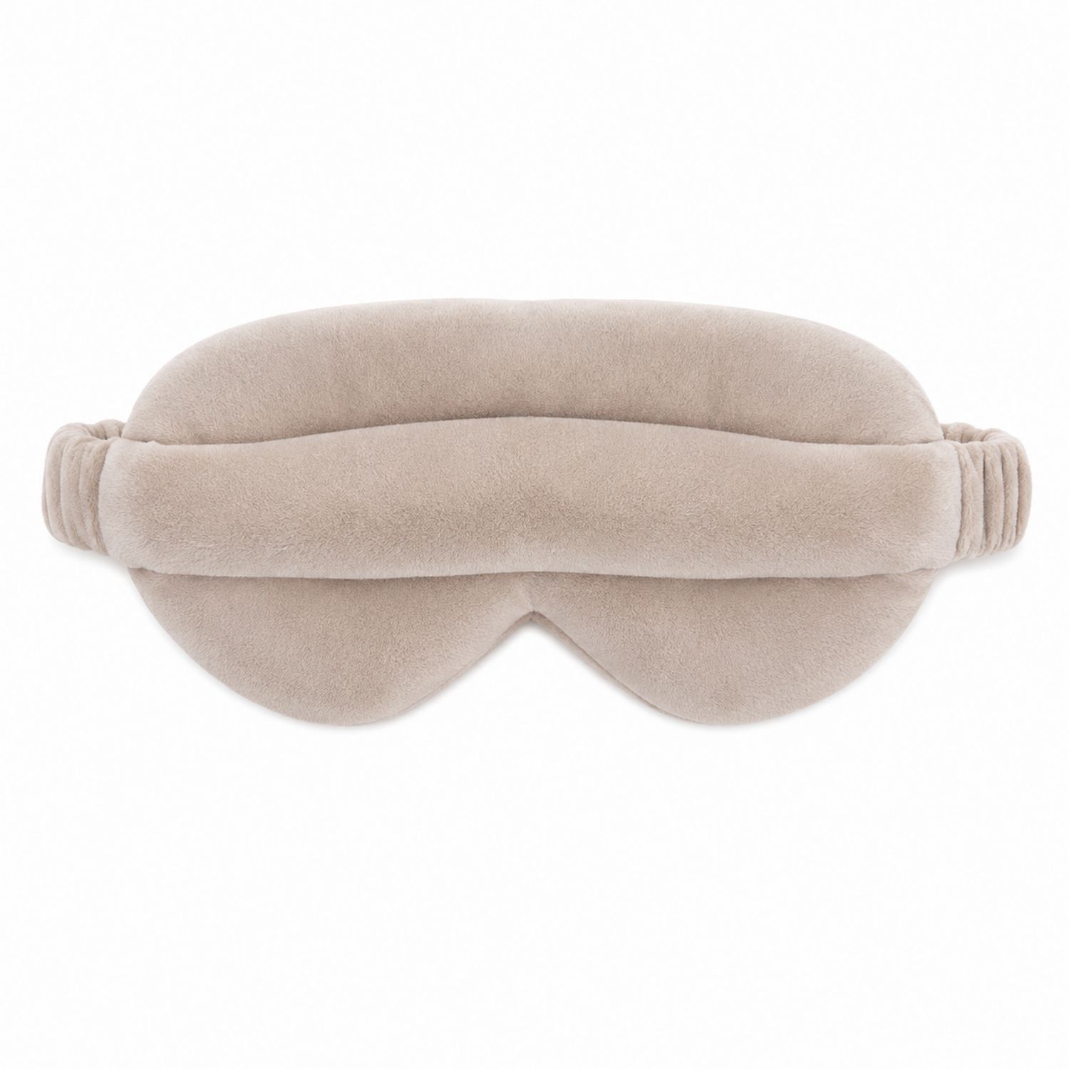 Maschera per Dormire Imbottita Morbida Grigio Chiaro