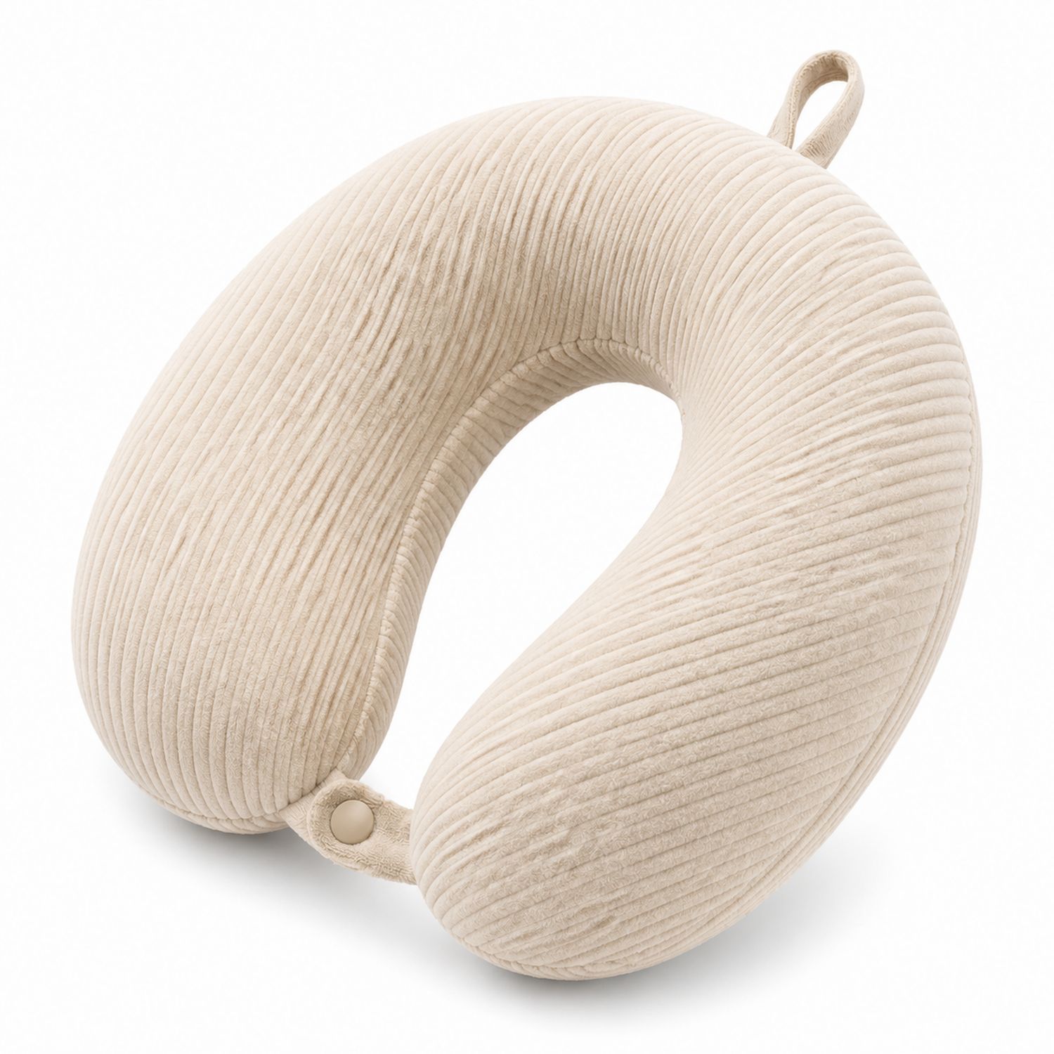 Cuscino da Viaggio Ergonomico a U Beige