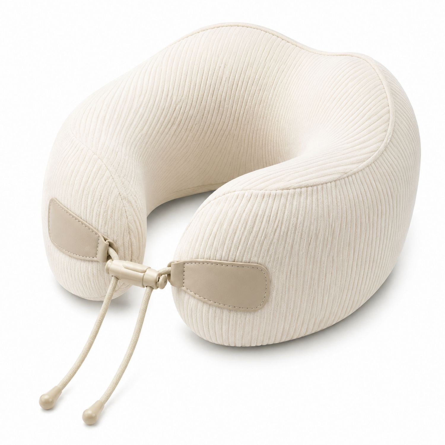 Cuscino da Viaggio Cervicale Memory Foam Beige