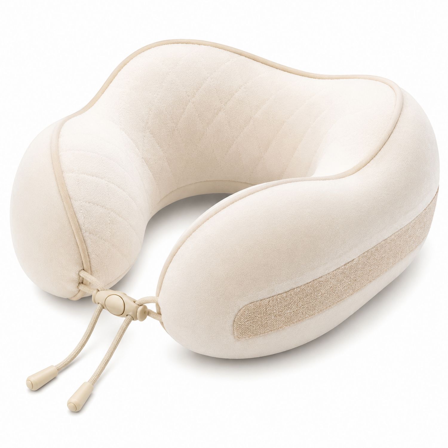 Cuscino da Viaggio Ergonomico in Memory Foam Beige