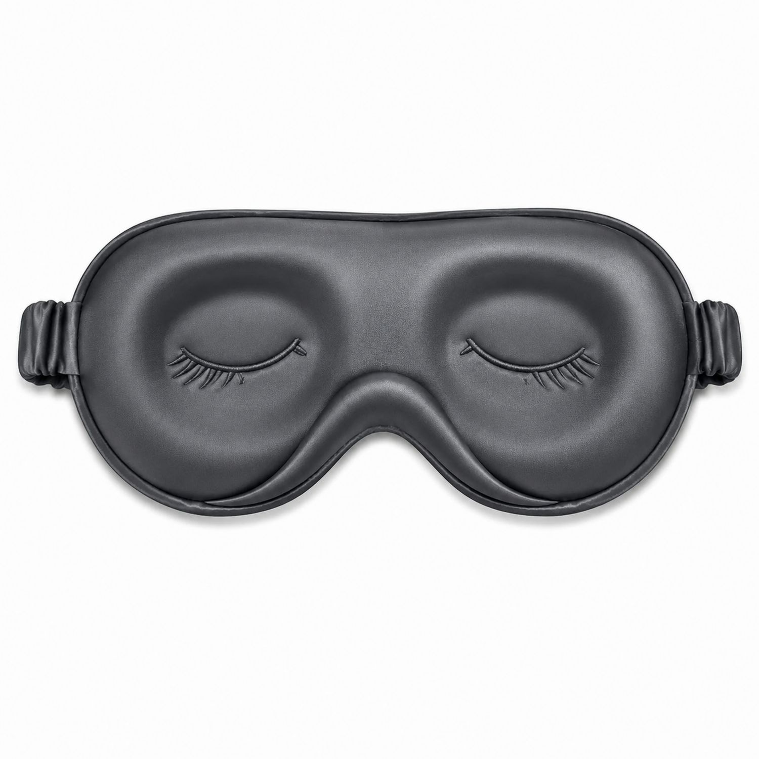 Maschera per Dormire Ergonomica con Design Tridimensionale Nero
