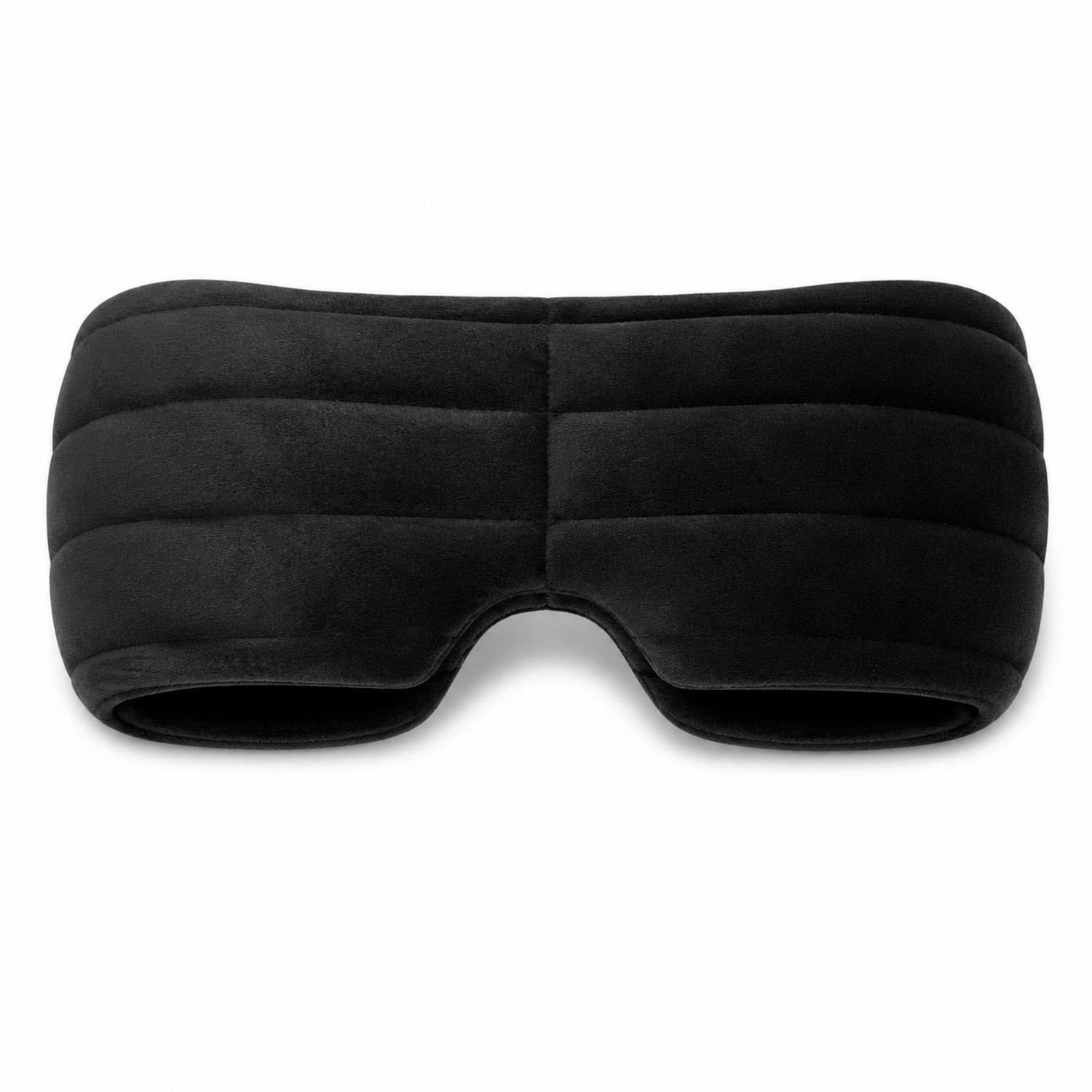 Maschera per Dormire Oscurante Regolabile Nera