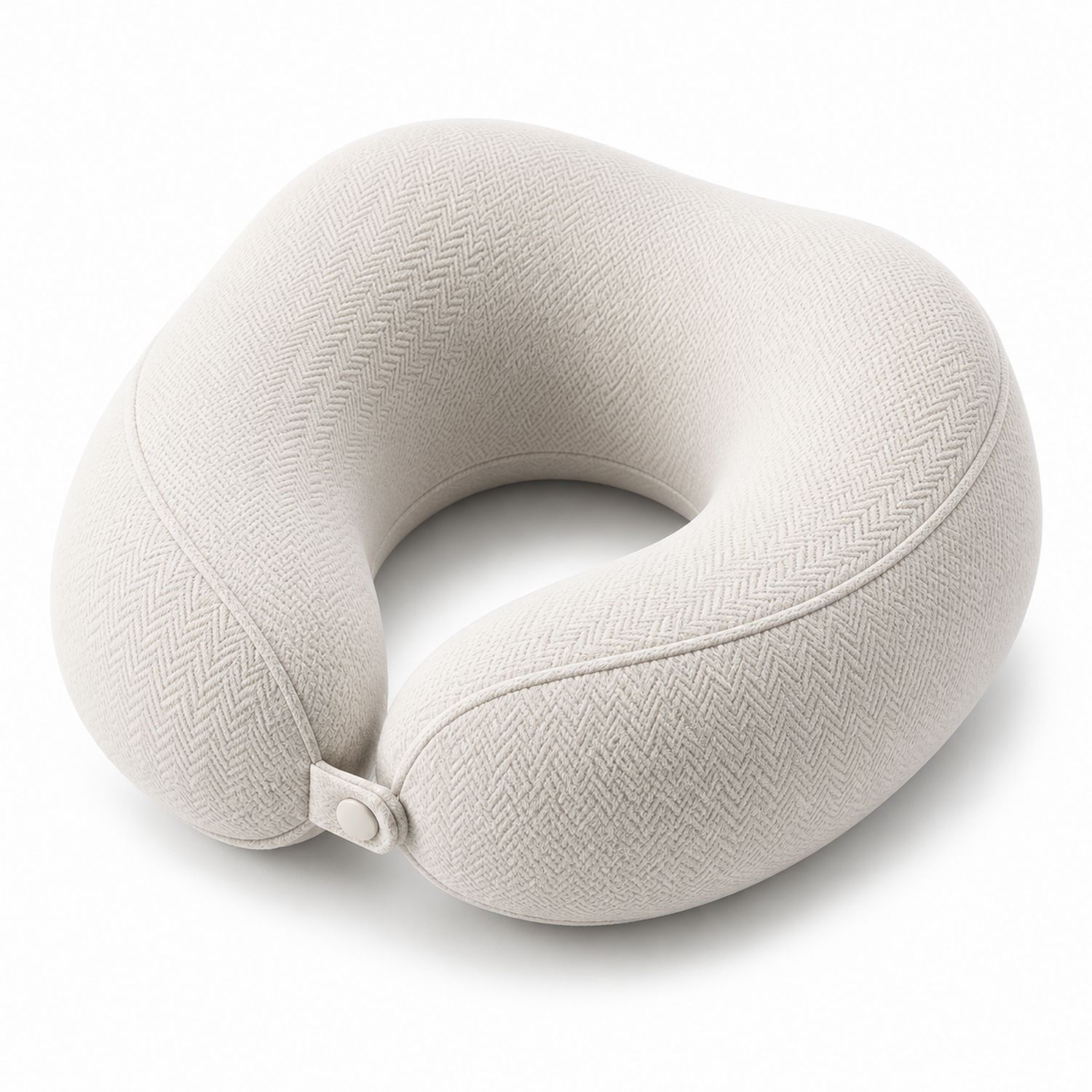 Cuscino da Viaggio a Forma di U Colore Grigio