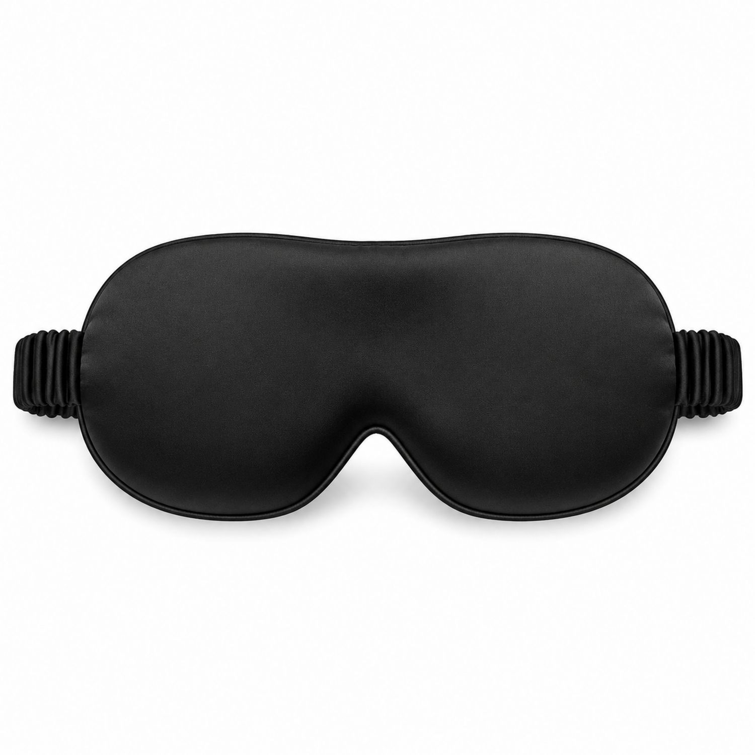 Maschera per Dormire Oscurante Nera Confortevole