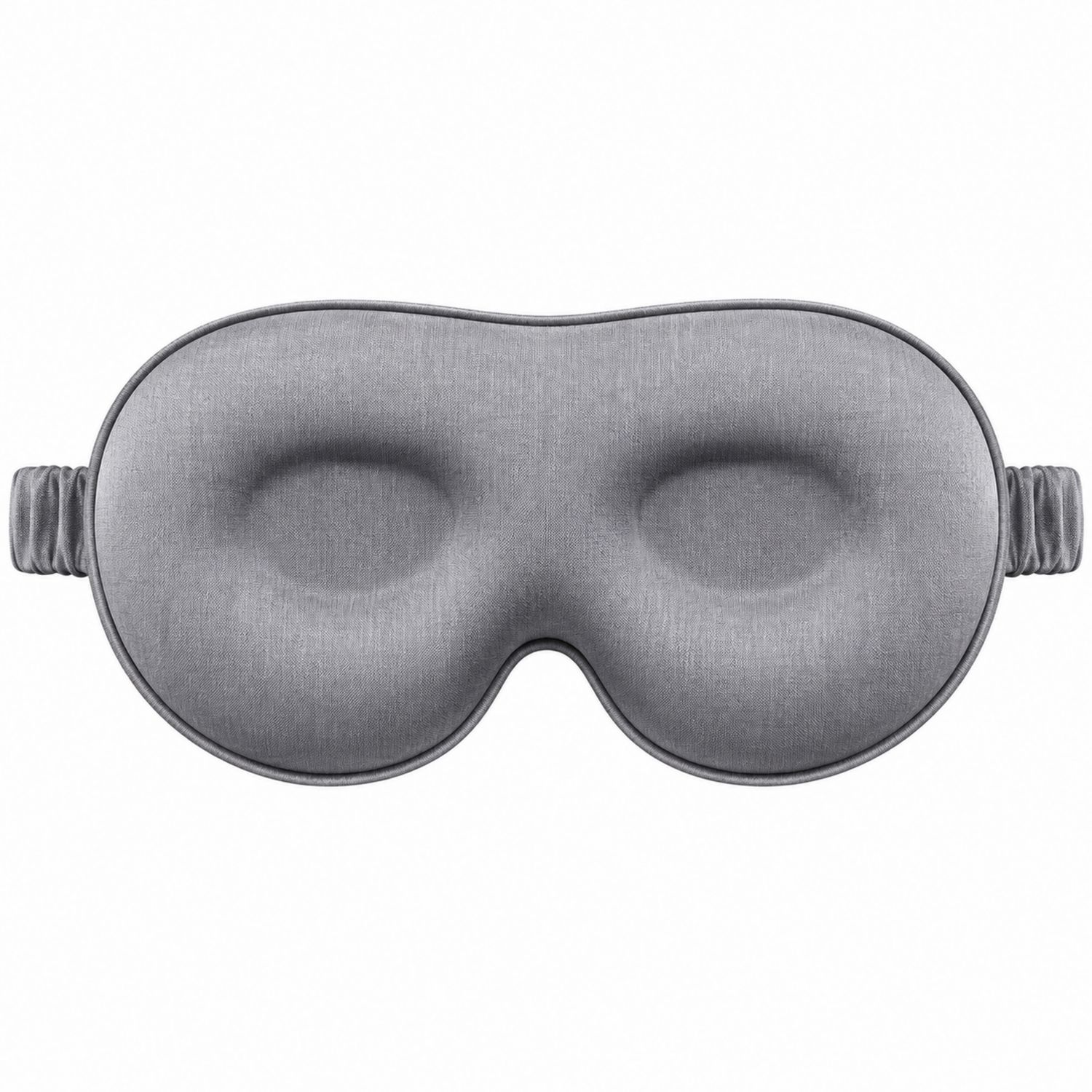 Maschera per Dormire 3D Grigia con Spazio Occhi Sagomato