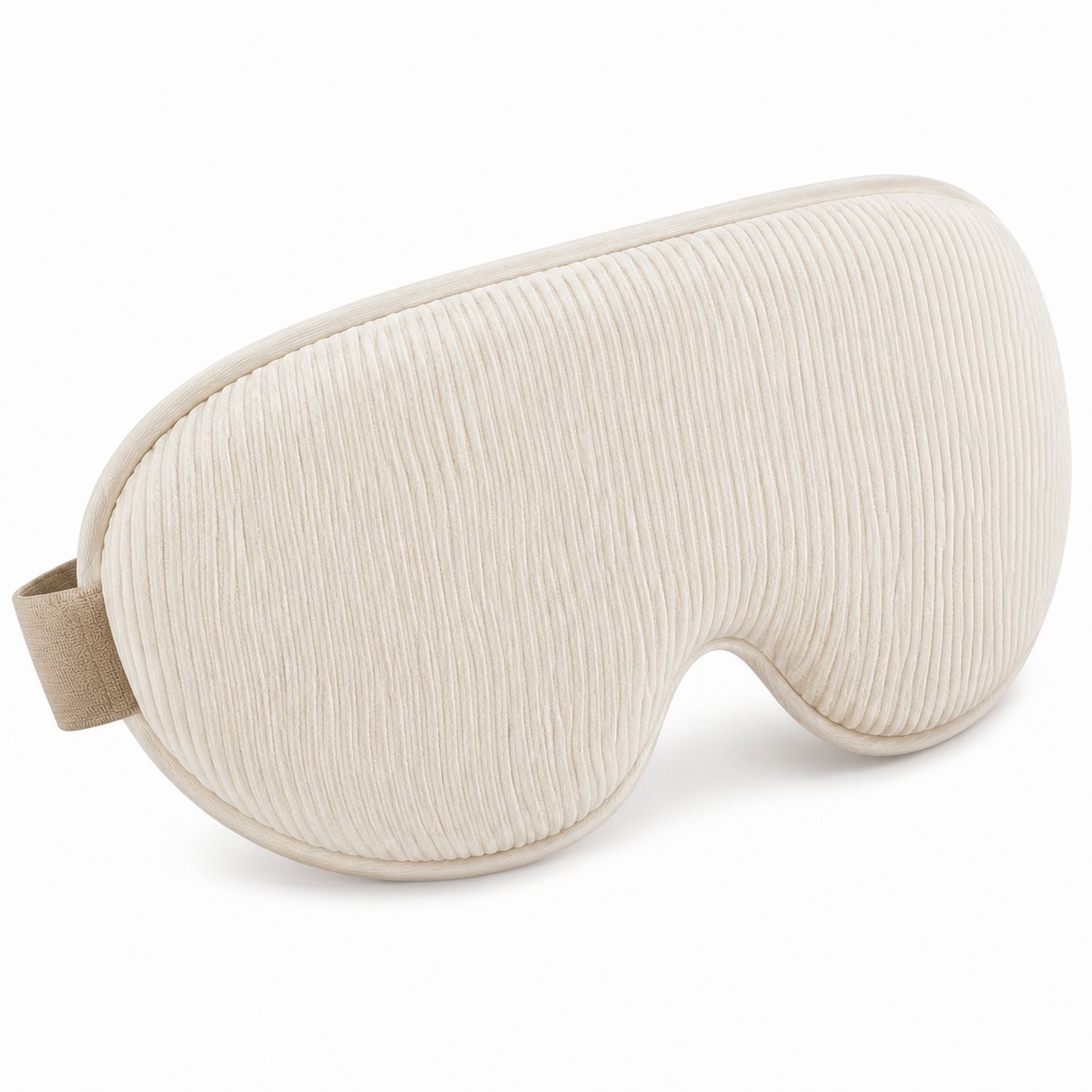 Maschera per Dormire Regolabile Morbida Beige