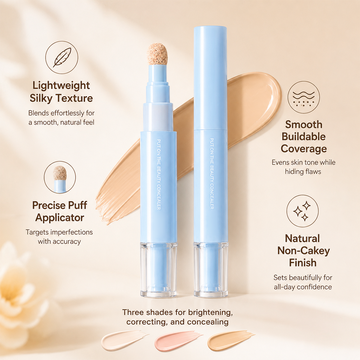 Dual-Effect Concealer & Powder Foundation