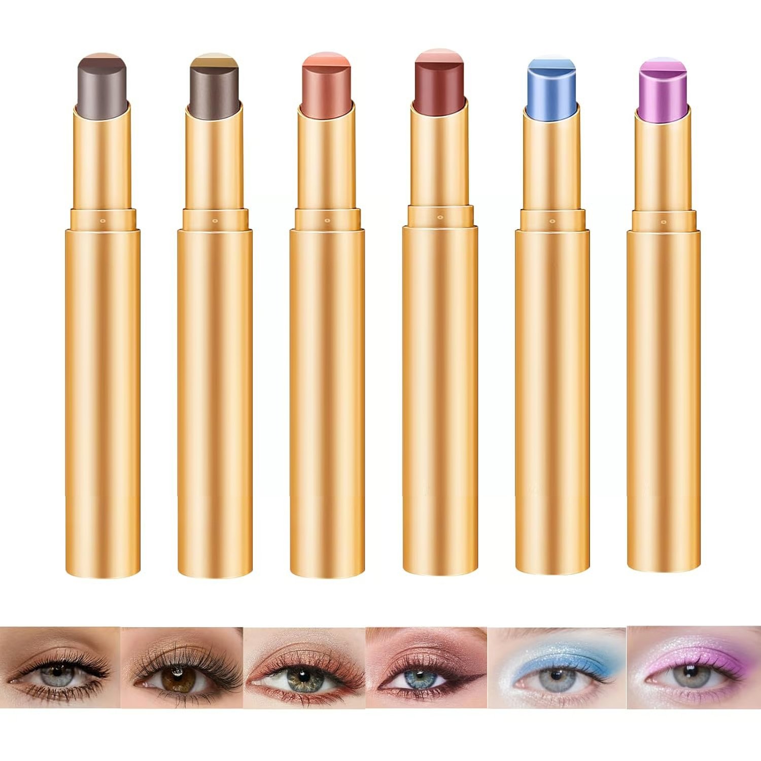 Memorial Day Sale 49% OFF❤️✨3 Shade Cream Eyeshadow Stick | Smooth & Blendable