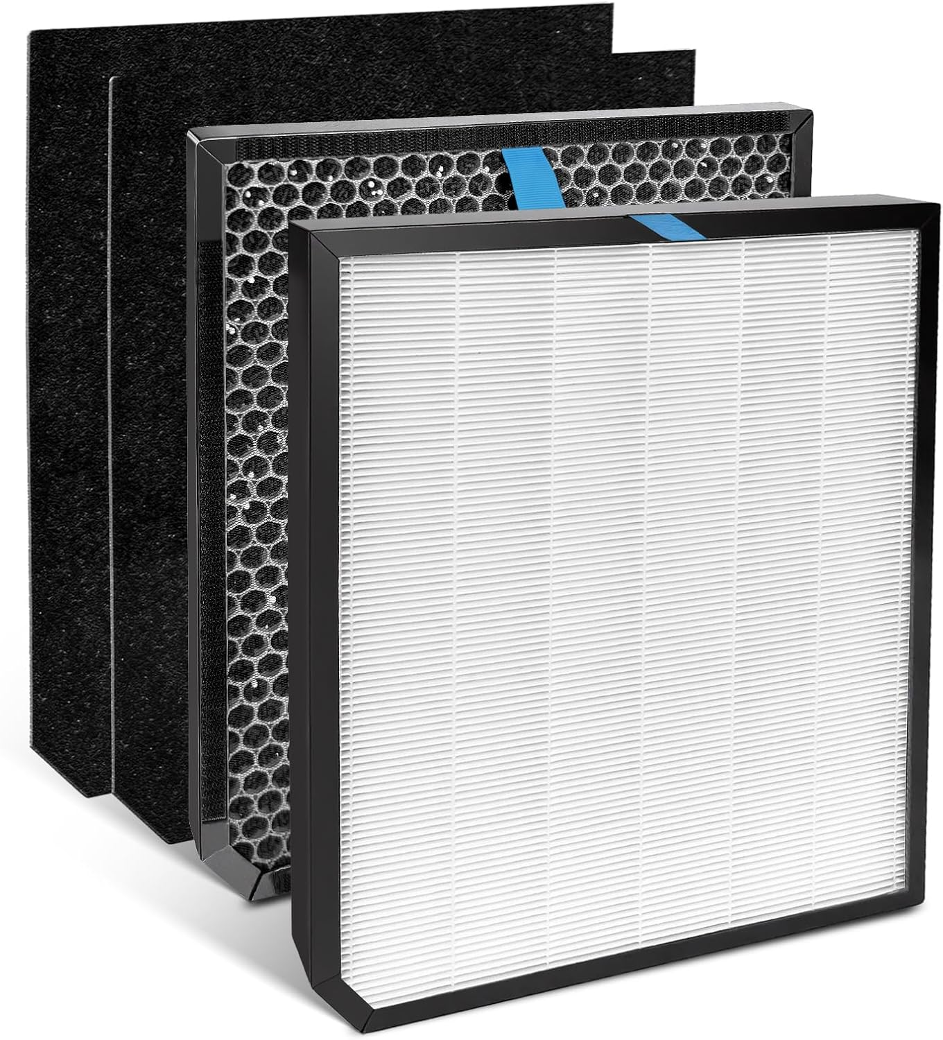 2000 Filter Replacement Set Compatible with AD2000/AD2000i Air Purifier (1 Premiu Filter + 1 Carbon Filter + 2 Pre-Filters) 4-Pack Replacement Filters