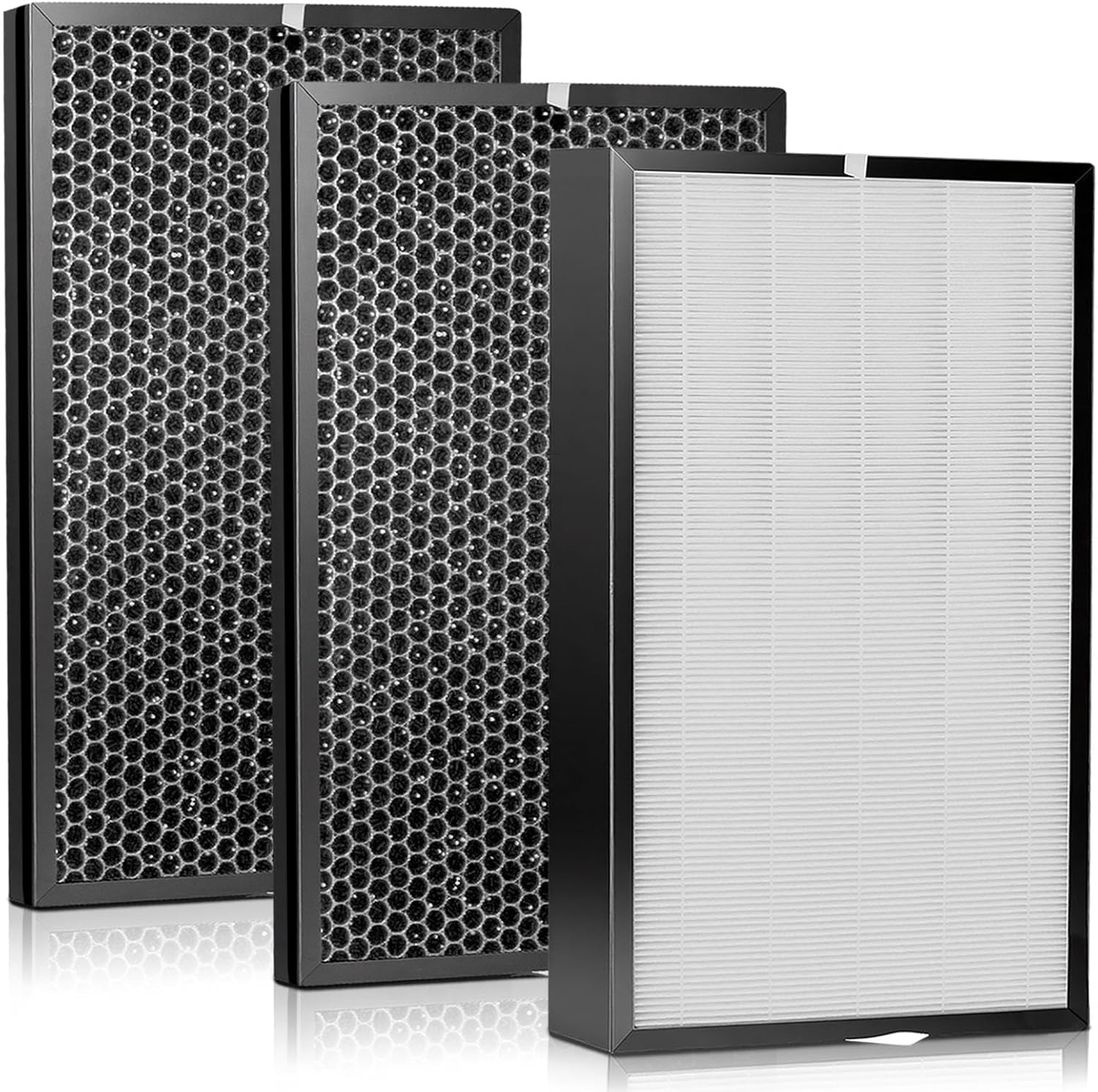 5000 Filter Replacement Set Compatible with AD5000 Air Purifier (1 Premiu Filter + 2 Carbon Filters) AD5000 Replacement Filters