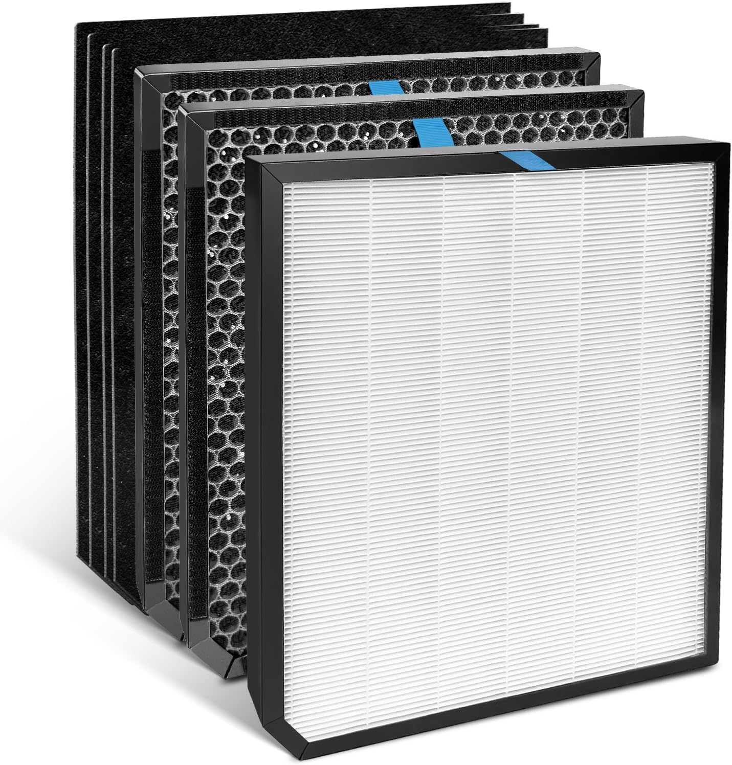 2000 Filter Replacement Set Compatible with AD2000/AD2000i Air Purifier (1 Premiu Filter + 2 Carbon Filter + 4 Pre-Filters) 7-Pack Replacement Filters