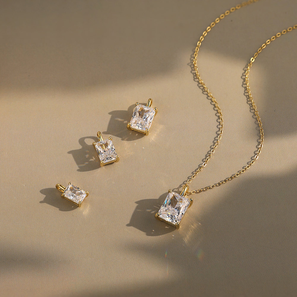 ✨Luxury Solitaire Ideal Cut Moissanite Necklace💝