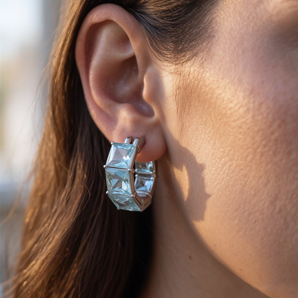 🌊🌊 Ocean Breeze Sea Glass Earrings – Timeless Elegance for Every Day