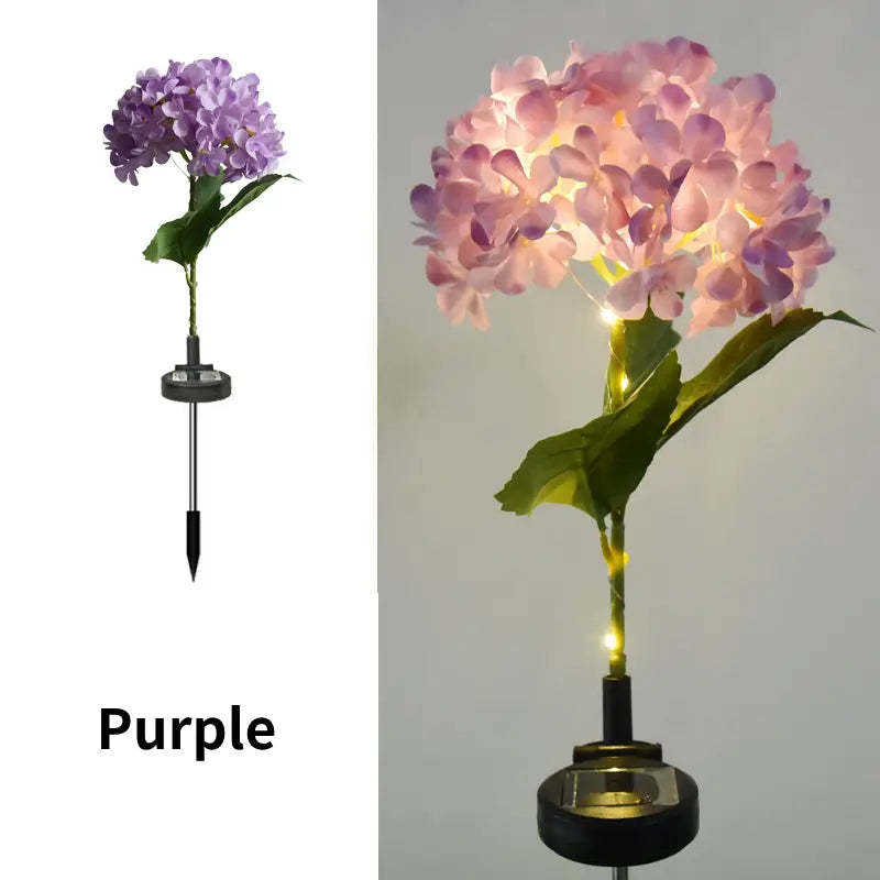 🔥Summer Sale🔥Outdoor Solar Hydrangea Flower Lights