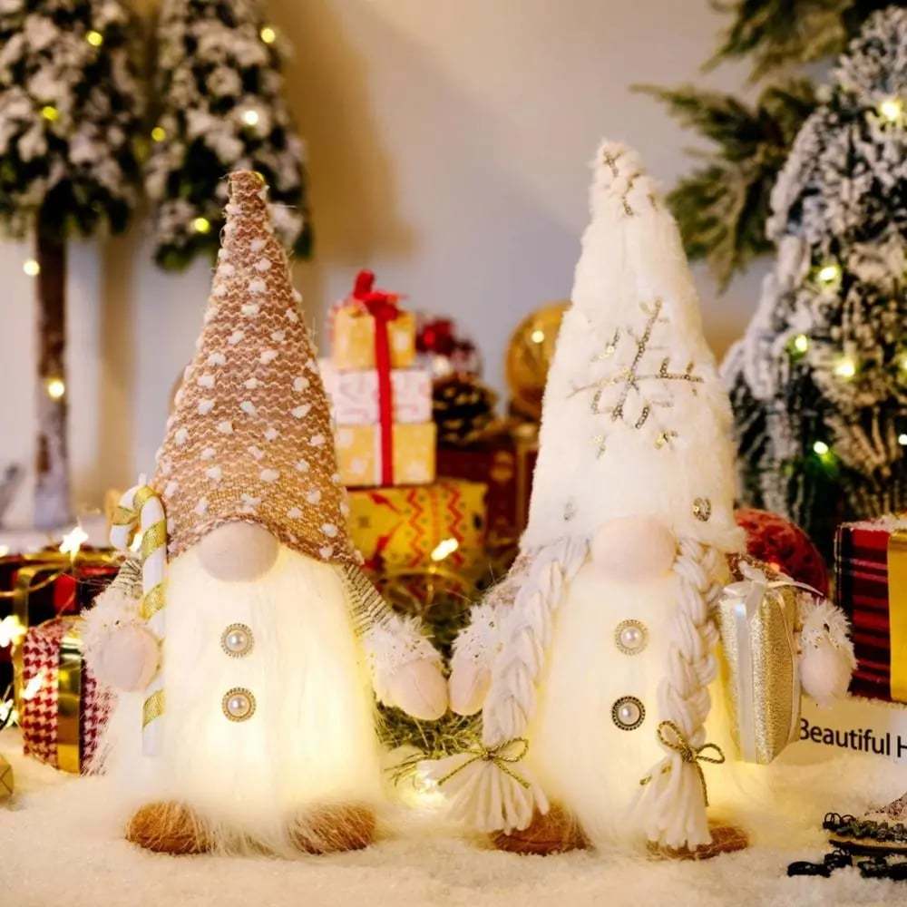 Glowing Christmas Plush Dwarf