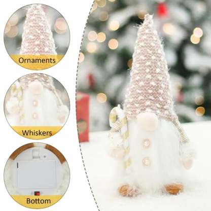 Glowing Christmas Plush Dwarf