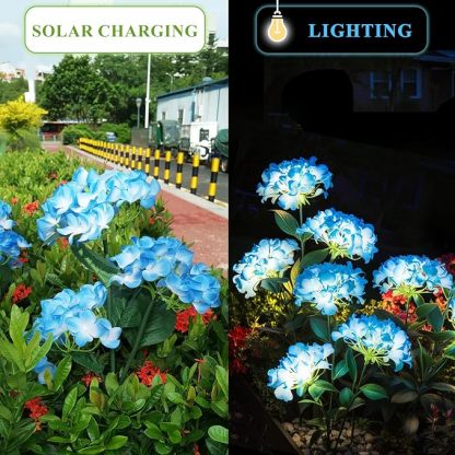 🔥Summer Sale🔥Outdoor Solar Hydrangea Flower Lights