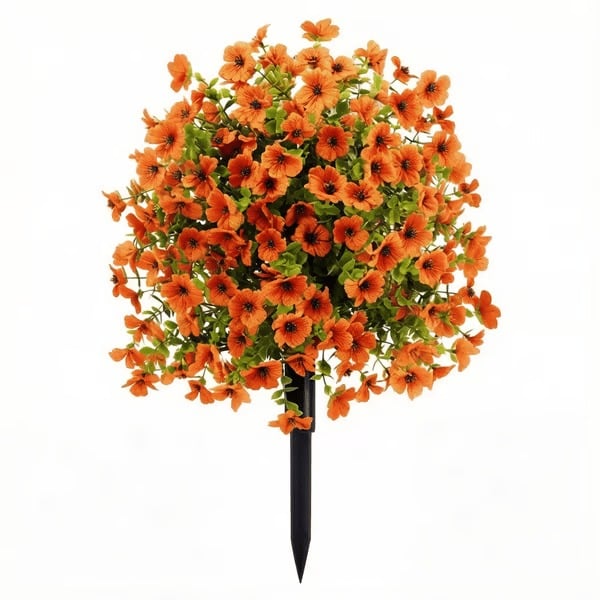 Artificial Violet for Outdoor Indoor Garden Home Decoration