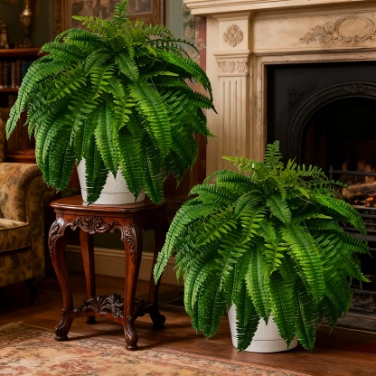 🔥 $9.98 On Sale Only Today 🌱 UV-Resistant Lifelike Artificial Boston Fern