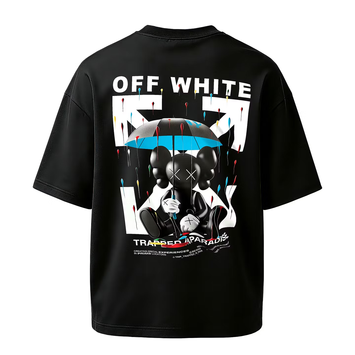 Skater Streetwear  Casual Fashion Printed Oversized Unisex T-shirt