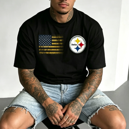 Unisex “Pittsburgh Steelers” Themed Fashion T-shirt