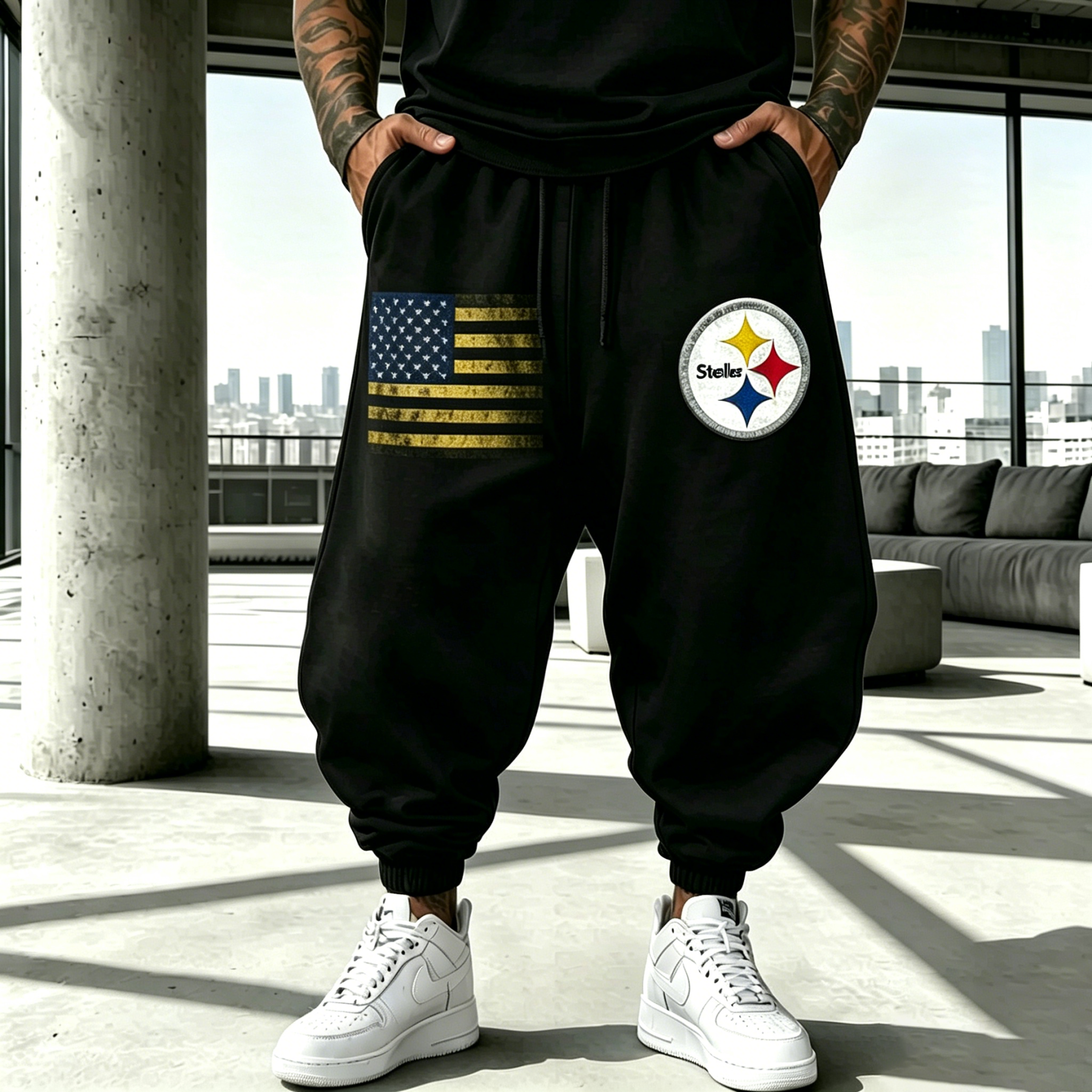 “Pittsburgh Steelers”Unisex Casual Streetwear Pants