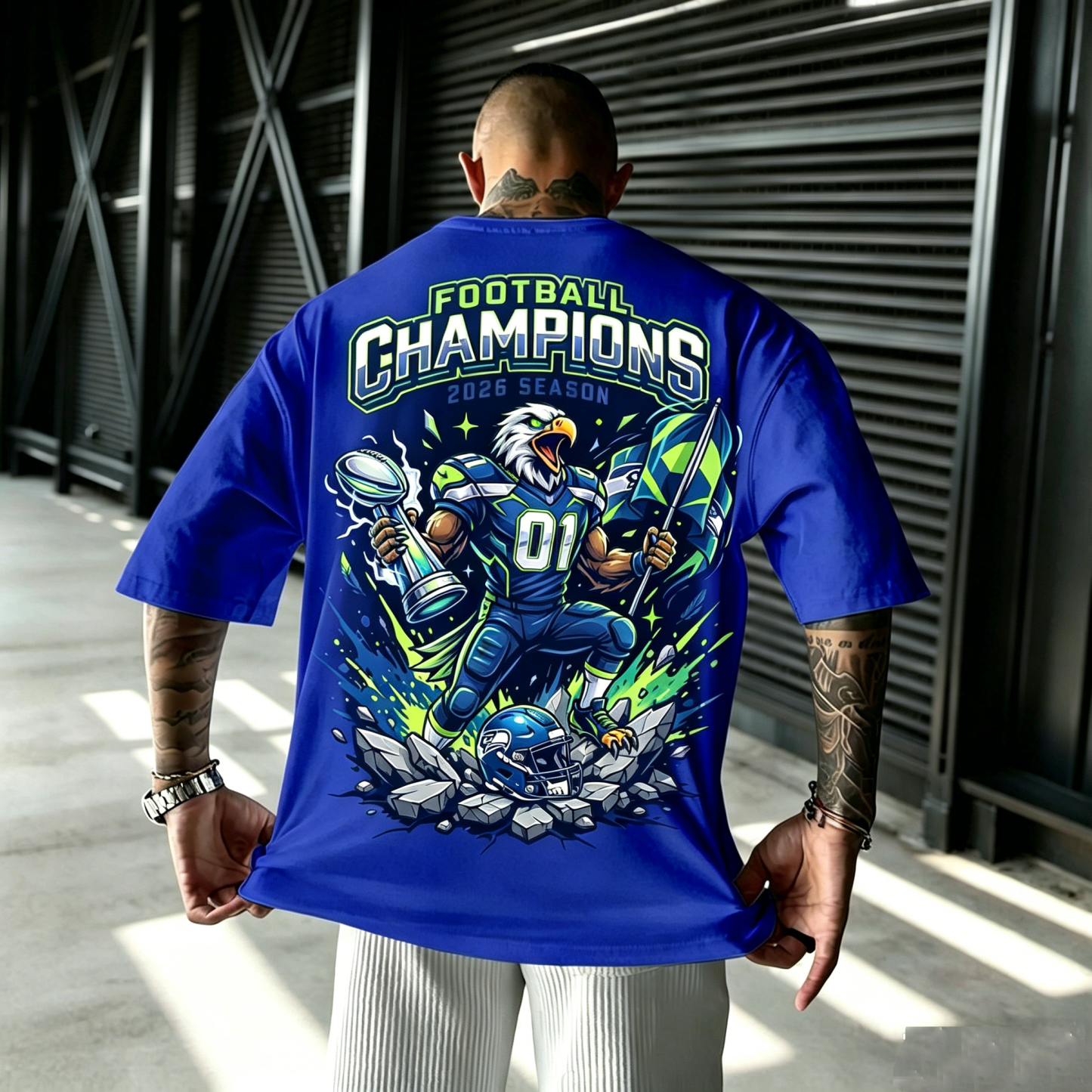 Unisex “Seattle Seahawks” Themed Fashion T-shirt