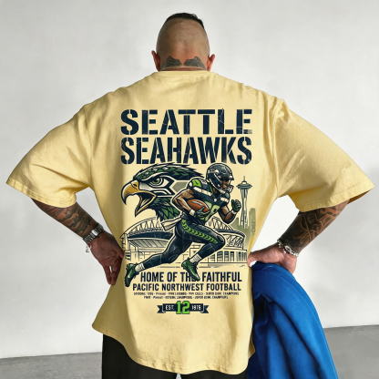 Unisex “Seattle Seahawks” Themed fashion T-shirt