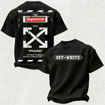 Skater Streetwear  Printed Oversized Unisex T-shirt