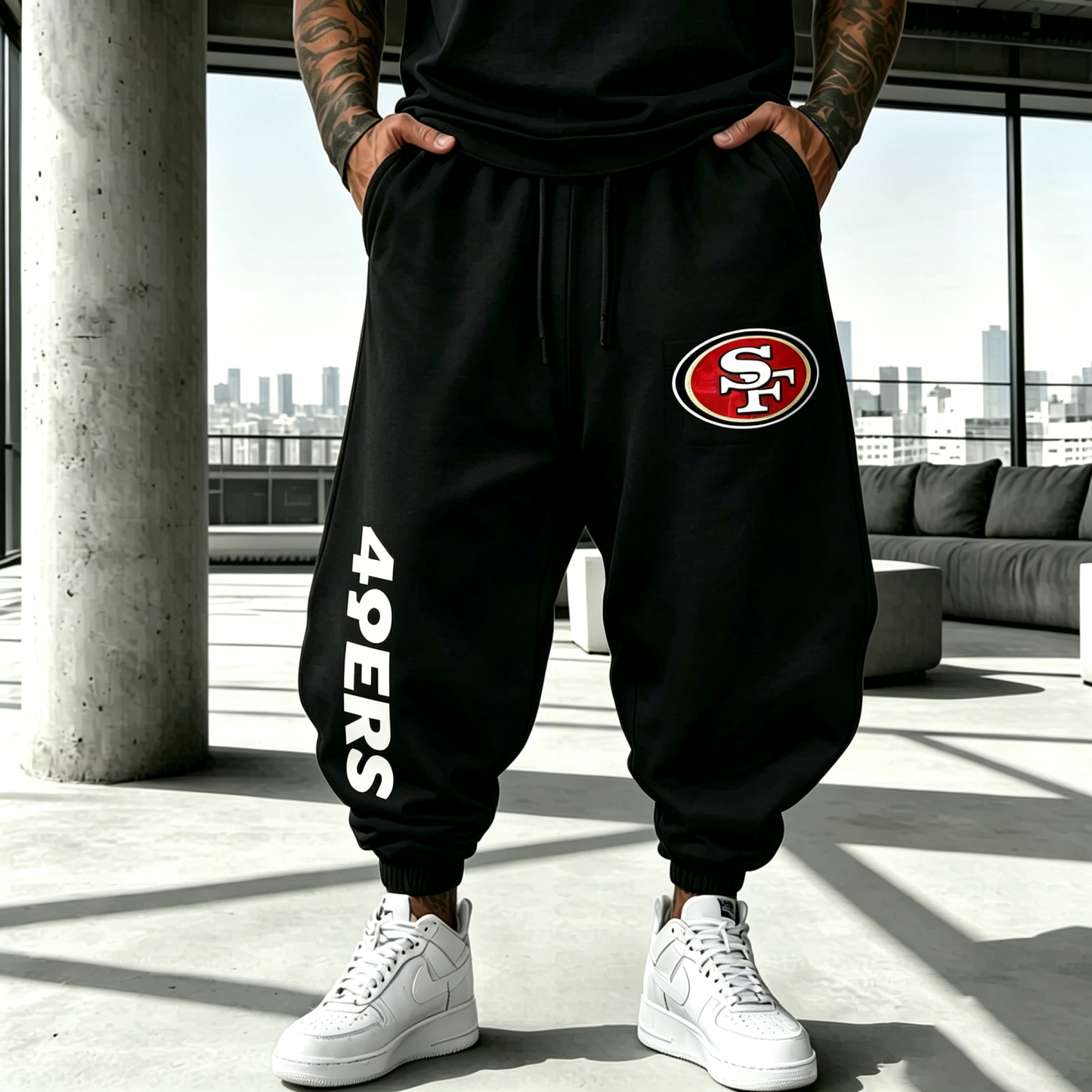 “49Ers”Unisex Casual Streetwear Pants