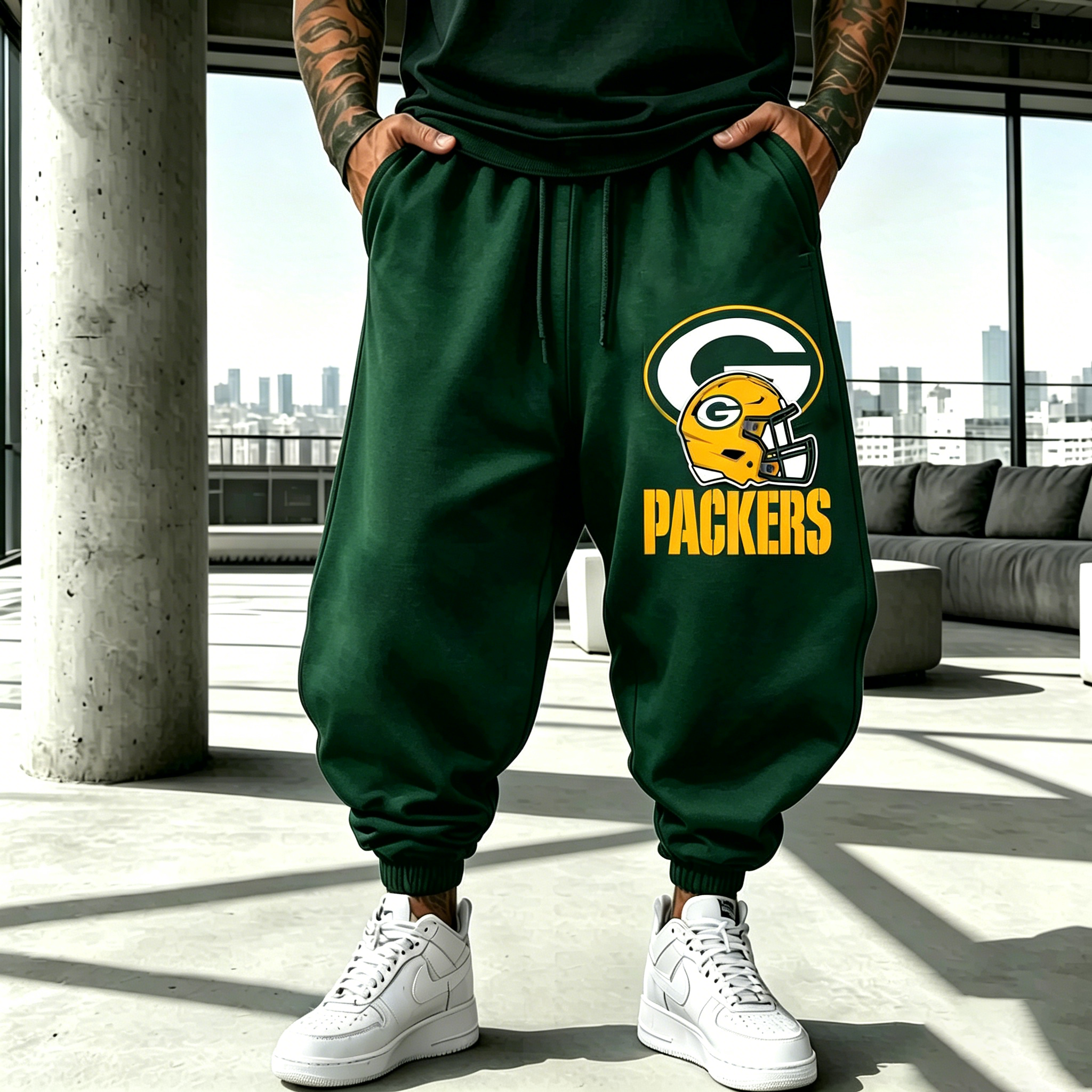 “Green Bay Packers”Unisex  Casual  Streetwear Pants
