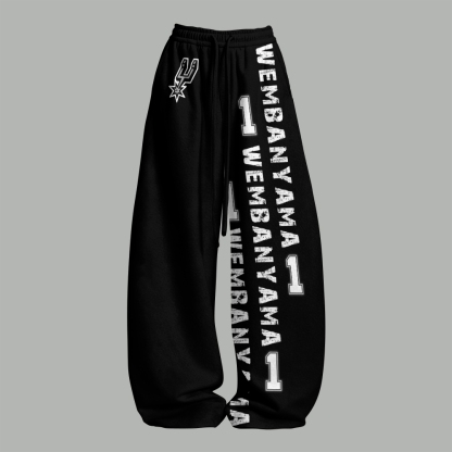 San Antonio Spurs Women T-Shirt  & Elasticated Trousers Two-Piece Set