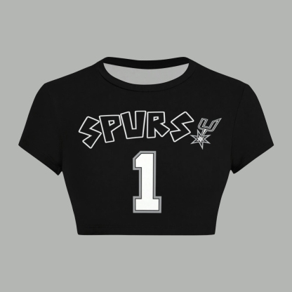 San Antonio Spurs Women T-Shirt  & Elasticated Trousers Two-Piece Set