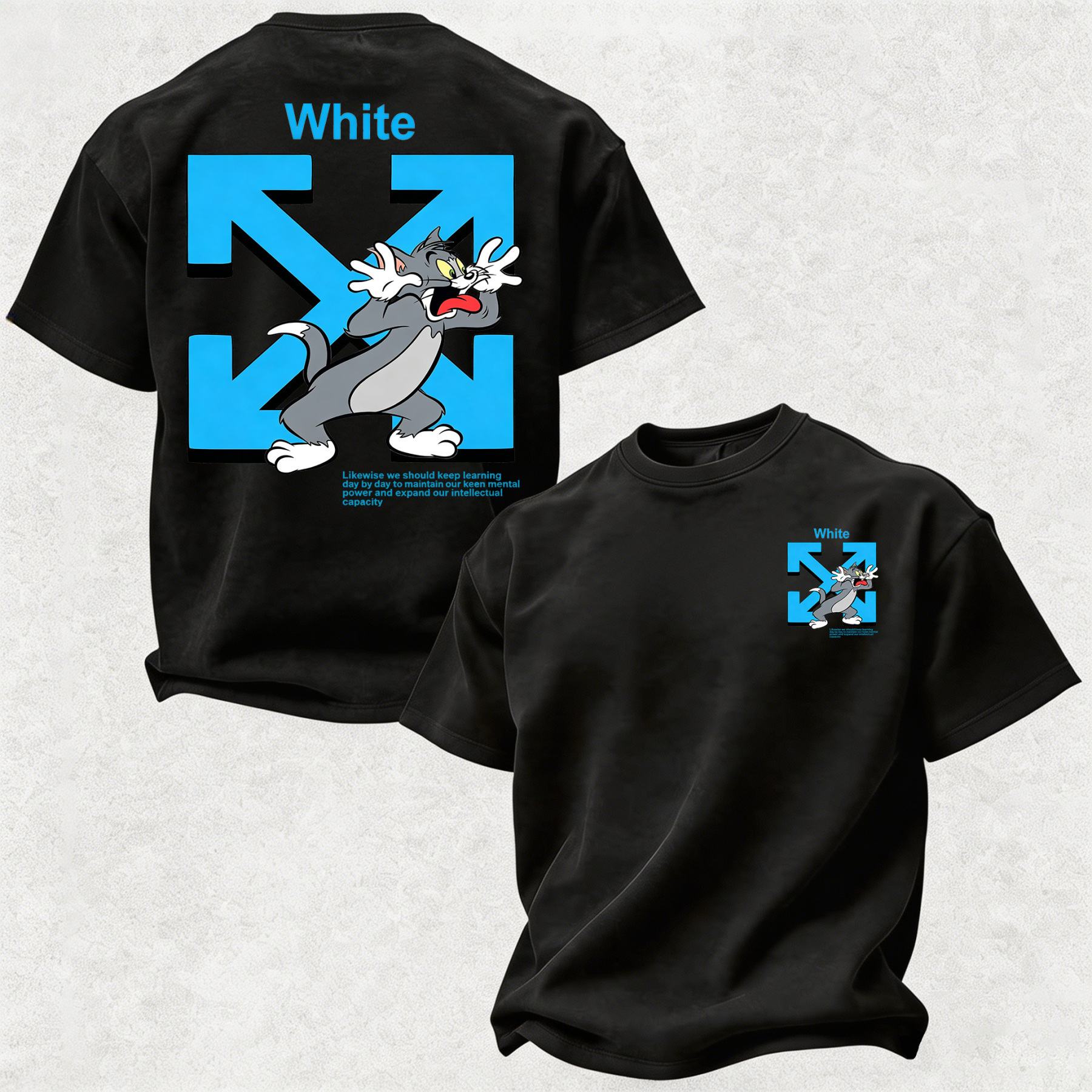 Skater Streetwear Printed Unisex Oversized T-shirt