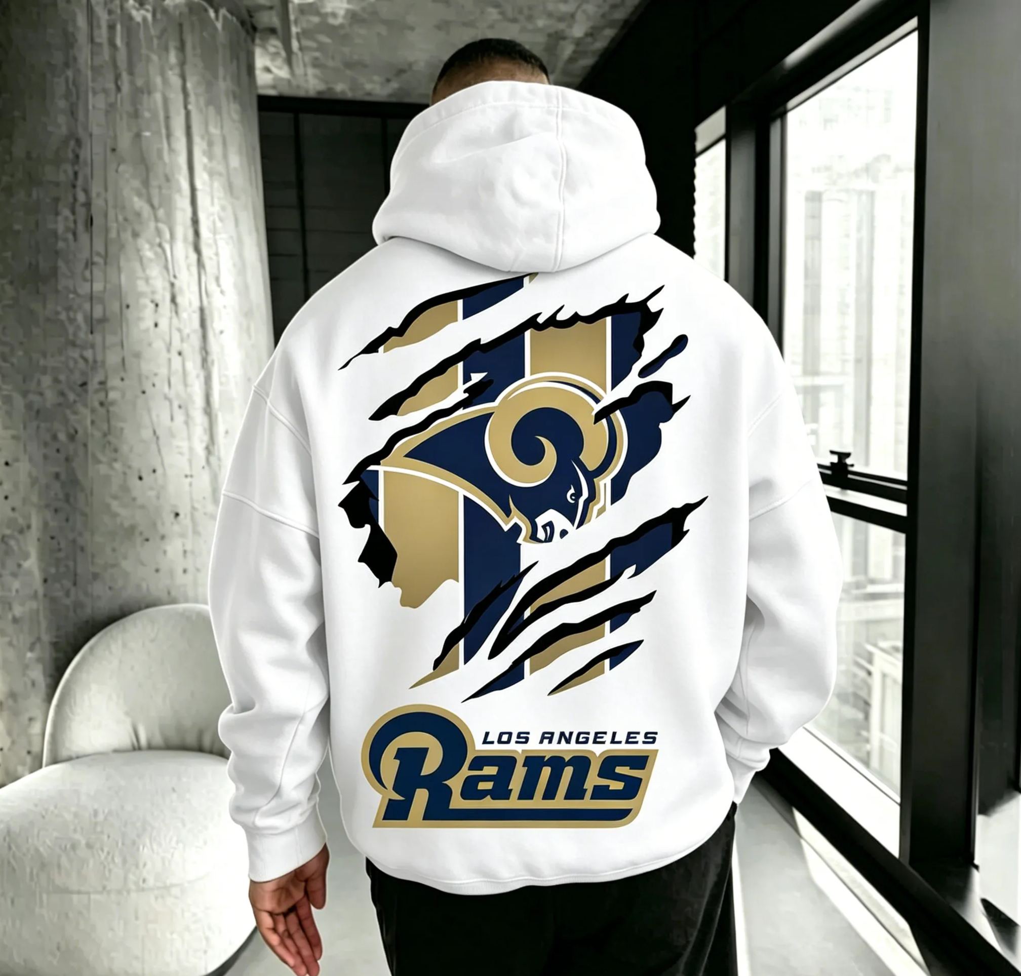 “Green Bay Packers” Unisex Printed Streetwear-Style Retro Hoodie