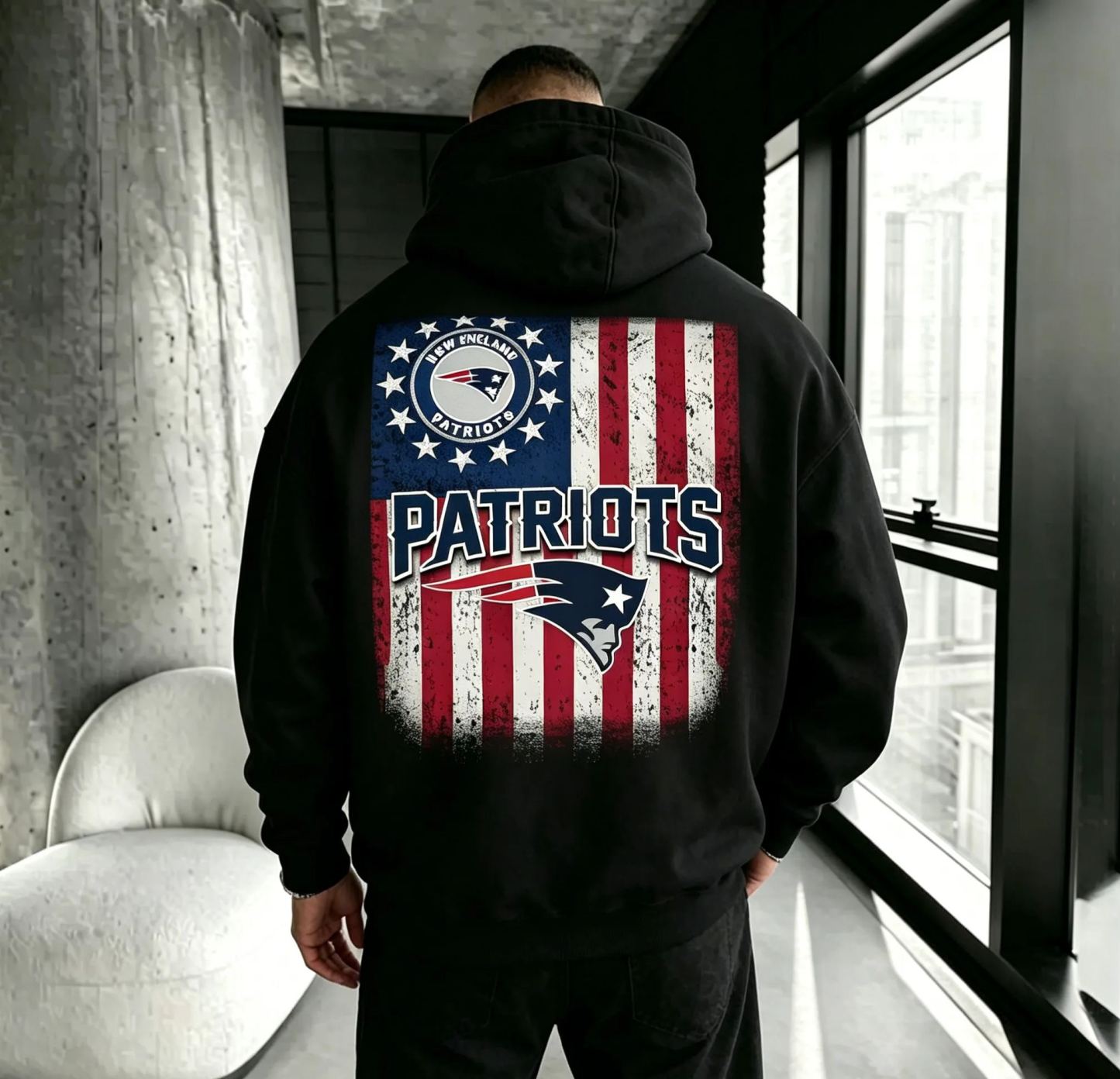 [Copy]“Pittsburgh Steelers” Unisex Printed Streetwear-Style Retro Hoodie