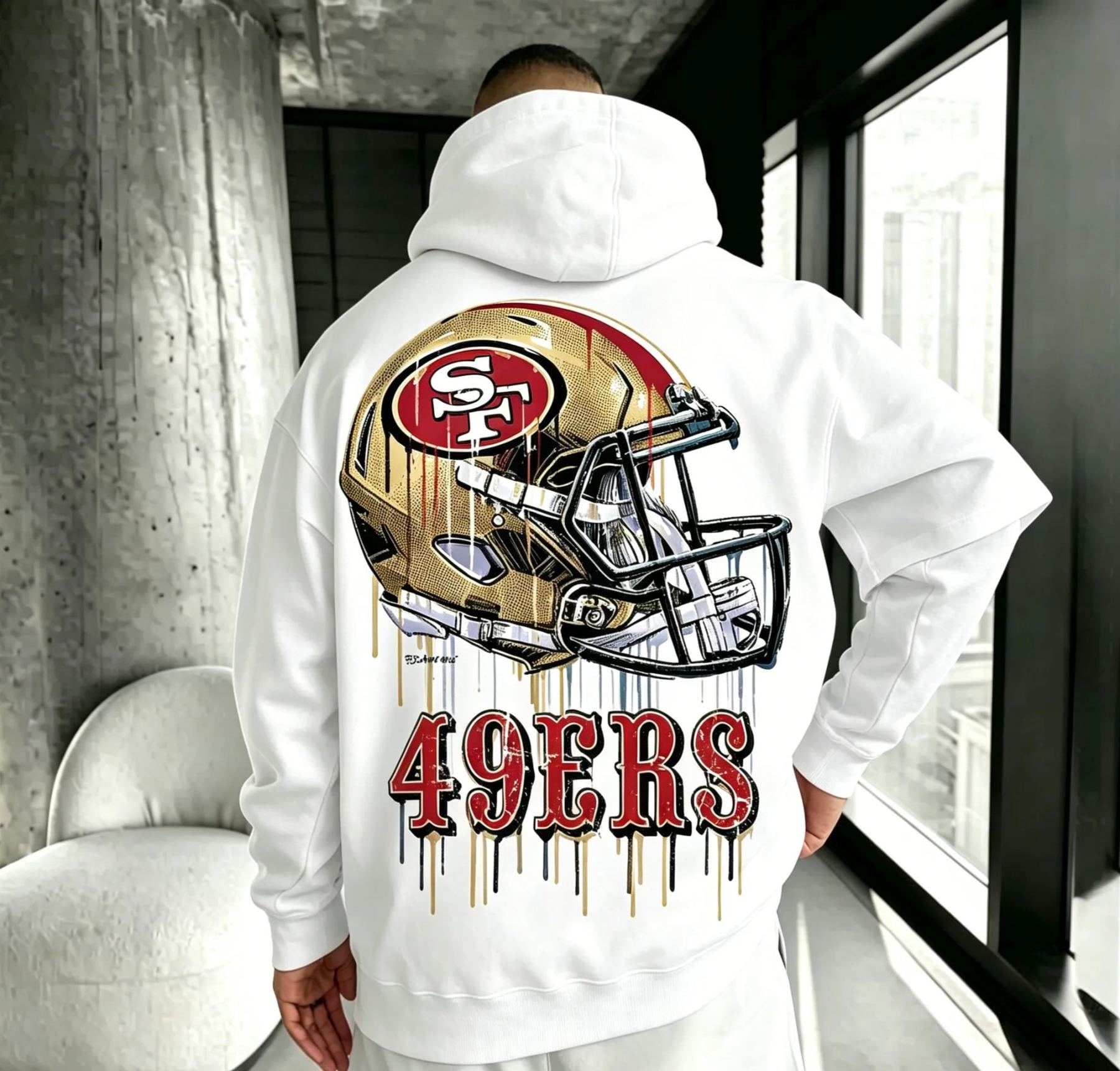 “Pittsburgh Steelers” Unisex Printed Streetwear-Style Retro Hoodie