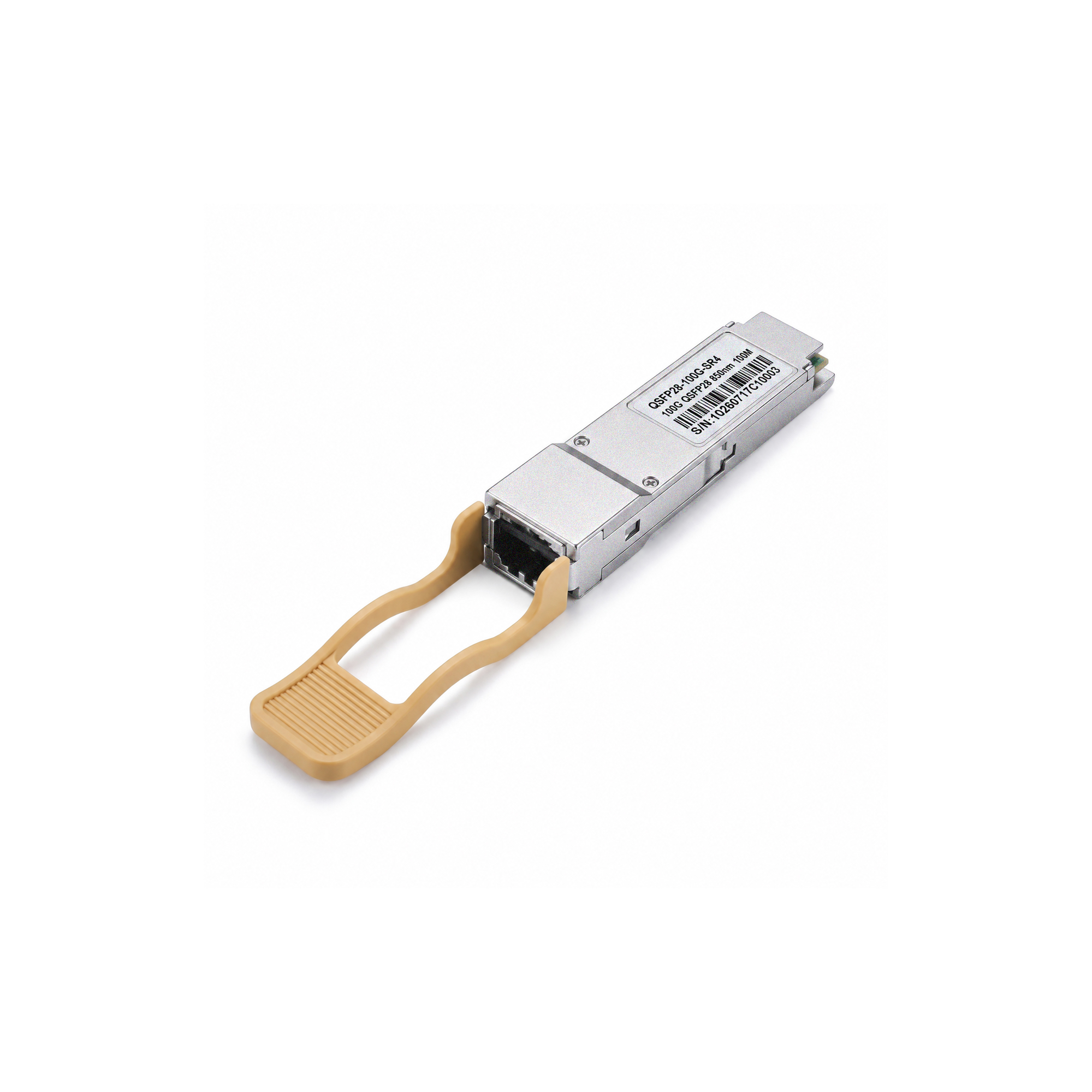 100GBASE-SR4 QSFP28 Transceiver, 850nm MMF MPO-12 Optical Module, 70m on OM3 or 100m on OM4, DDM, Compatible with Cisco QSFP-100G-SR4-S